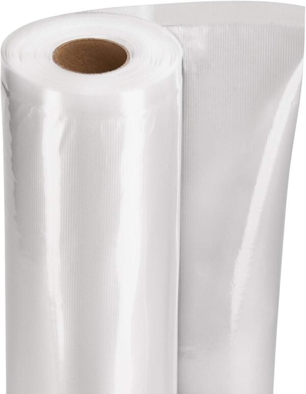SousVideTools | Vacuum Sealer Rolls Pack of 2 | 28 cm x 6 m | Embossed Plastic Food Storage | Sous Vide Cooking, Boiling, Freezing and Microwaving [Energy Class A++]